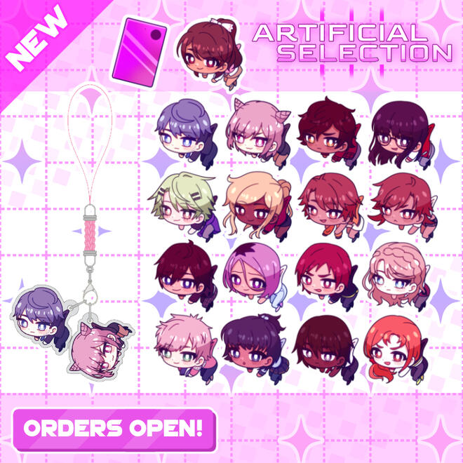 Artificial Selection Phone Charms