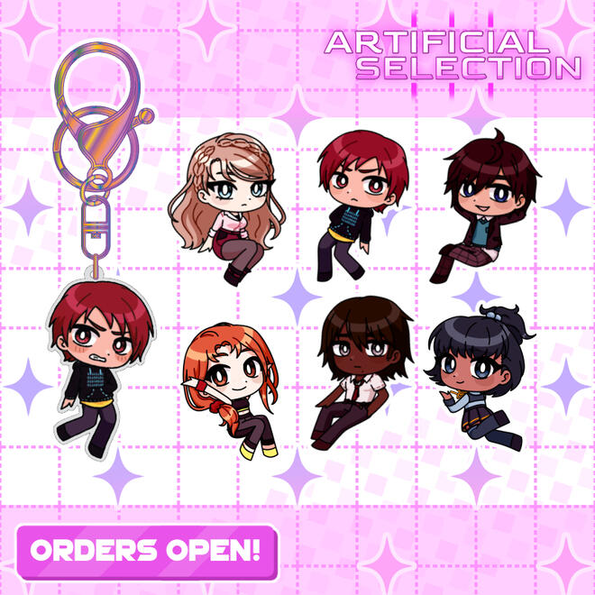 Artificial Selection keychain Set 2